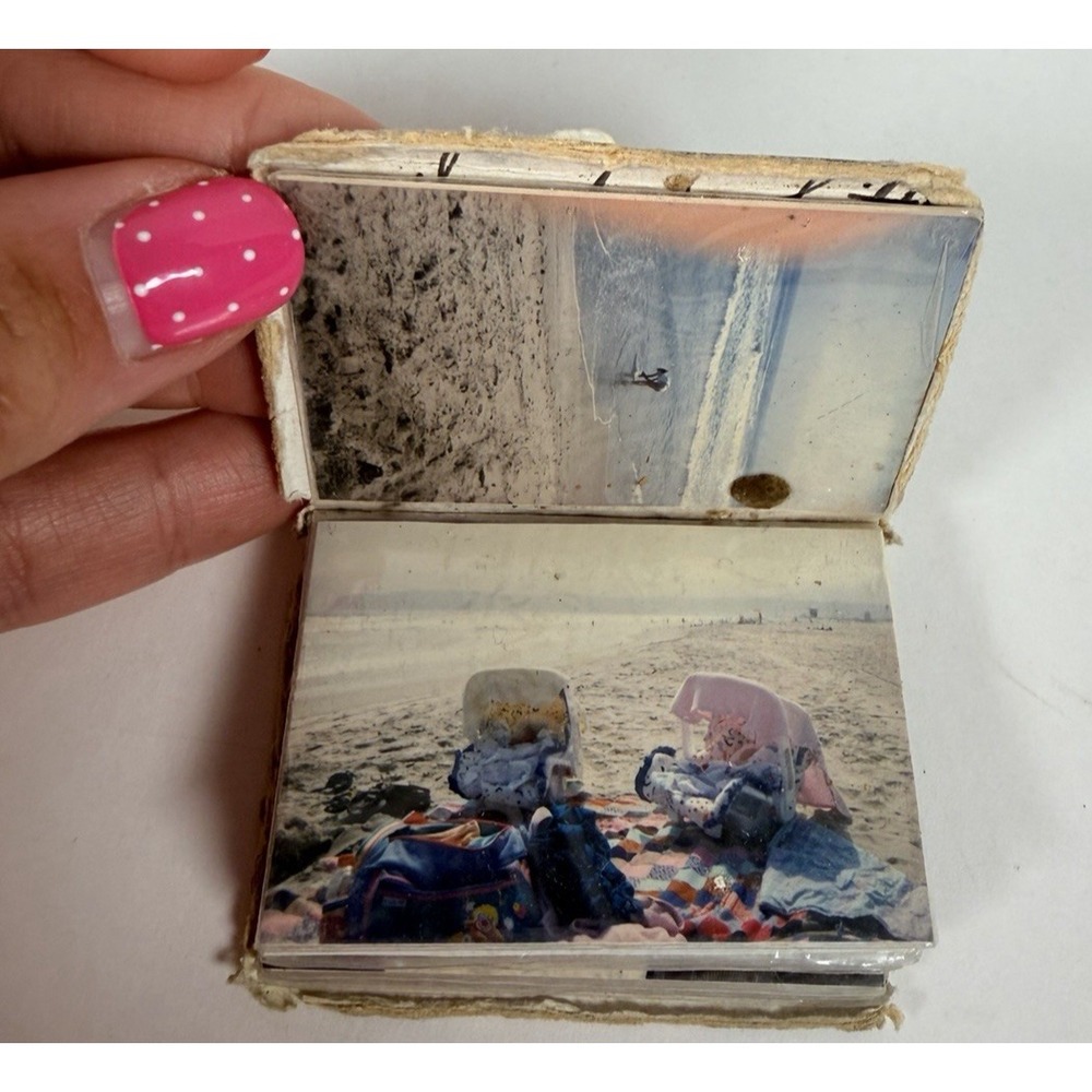 VTG Small Pocket Photo Album Grandmas Brag Book 1996 With Photos